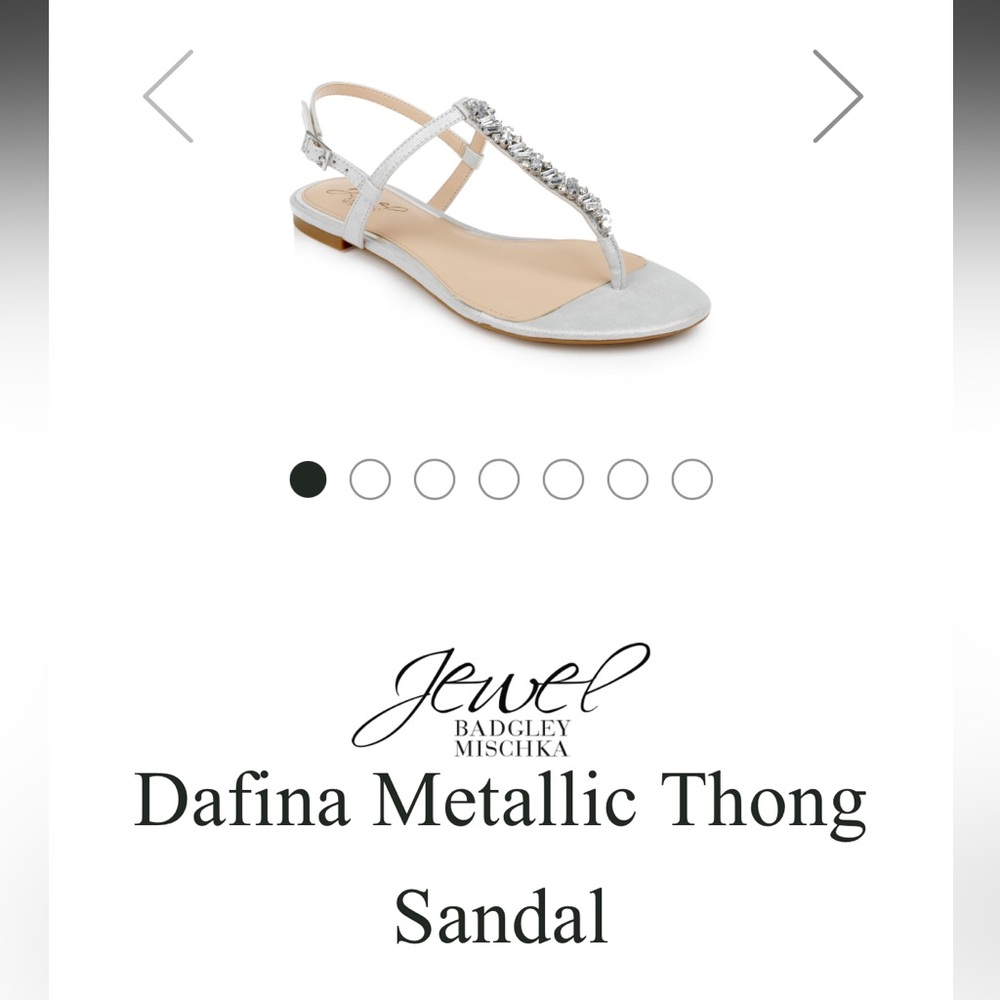 Badgley Mischka Wedding Sandals size 8.5